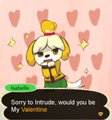 Animal Crossing ~ Isabelle Valentine by kamperkiller