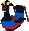 1547-1 Black Knight's Boat