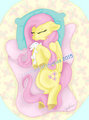 Sleeping Fluttershy Bronycon print 2015 preview