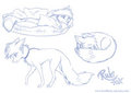 Sad Ruki - sketches by RukiFox