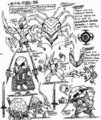 BloodWheel-Clan Kaijin sketches