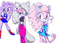 old sonic oc doodles by CatNoir