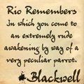 Rio Remembers by Blackwell