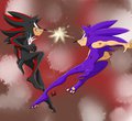 Fighting males by CobaltPie