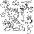 (Really Bad) Mario Doodles
