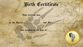 Birth Certificate for ScaleWorx Creations by Dofain