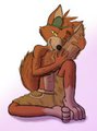 Foxy luvs his tail