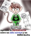 Niño rata y niño normal, aprenda la diferencia