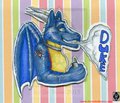 Duke's half of couples Vape badge Commish