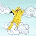 Flying Pikachu by Snigglemuffin