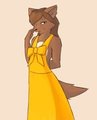 Doggy in a dress by StarFighter