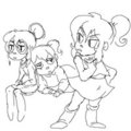 chipettes sketch by CatNoir