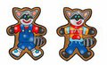 FoxWolfie Gingerbread Cookie Badges by SketchDalmatian