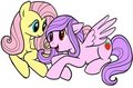 Fluttershy and Berryshy by darkwolf1200