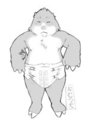 Character Concept - Mole Guy by blupaddedhusky