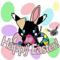 Pikafox Easter by FoxDreamz