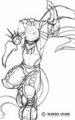 [KemoColiseum] Character Sketch - Cat