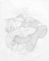 Best friend hugs by Churoe