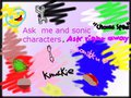 ask me and sonic characters (cover)