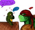 Don Raph and baby Leo by NeiNing