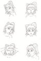 Yuki head sketches 3