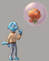 Gumball and Darwin with Gumballs