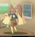 Surprised Lopunny | Commission by MewDan