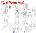 (Special offer) 6 YCH commissions for $5!