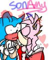 Sonic and the princess- sonamy