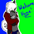 A Welcome Home Hug by Deereshorttail