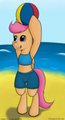 Scootaloo at the Beach