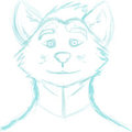 First Submission, Rough Sketch of my fersona's face *Viperious*