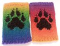 Canine Paw Gloves - Rainbow