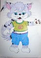 PIKKY yhe cat (color) by PokkyRedPanda