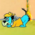 Huckleberry Hound out west