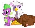 [Commission] Gilda and Spike (Animation) by Xandalite