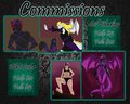 Commissions are OPEN! by CrimsonSnow