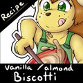 -Puppy Treats- Vanilla Almond Biscotti (Recipe in description!)