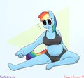 Rainbow Stretch by FuzzleButtz