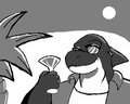 Screentoned Orca by TheLonelyBear