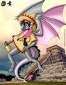 Collab - Mexican Dragoness by RadekJargon