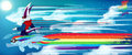 Fanart - Rainbow Dash-Board by JamesCorck