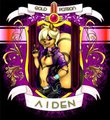 Aiden Gold patron badge 