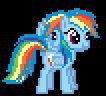 Rainbow Dash the Pegasus 2 Game Gear