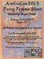 AC 2015 Furry Femme Shoot Invitation