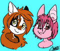 sandra and cherri lineart by Alchemical by dilbertdog