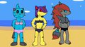 My Characters in Swimsuit