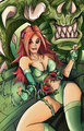 Poison Ivy Vile and Samus floating