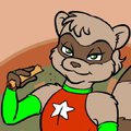 A Slinky Ferret Eating A Taquito [Cobalt Patreon Pic]