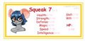Stat Card: Squeak by CamomileT